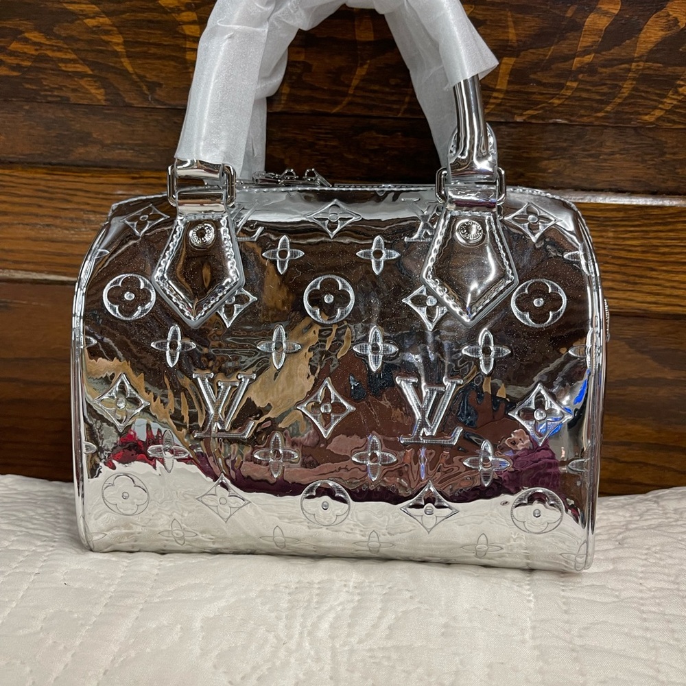 Louis Vuitton Silver Speedy 20 Women's Bag - Picture 5 of 5
